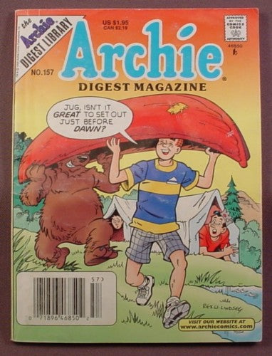 Archie Digest Magazine Comic #157, Sep 1998, Good Condition