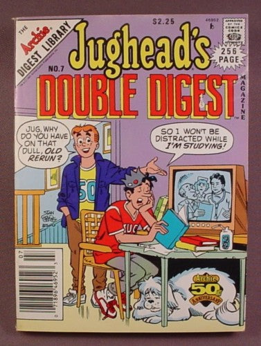 Jughead's Double Digest Comic #7, May 1991, Very Good Condition