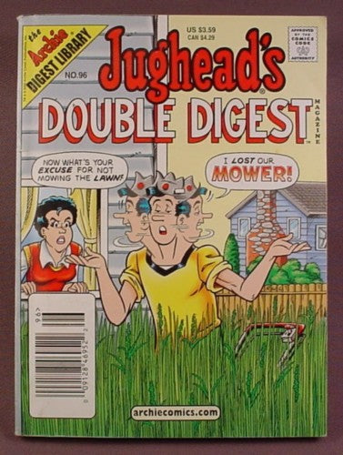 Jughead's Double Digest Comic #96, Sept 2003, Good Condition