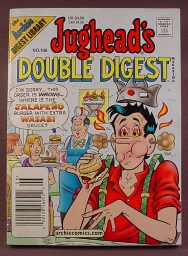 Jughead's Double Digest Comic #106, Oct 2004, Very Good Condition