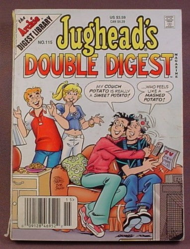 Jughead's Double Digest Comic #115, Oct 2005, Good Condition,