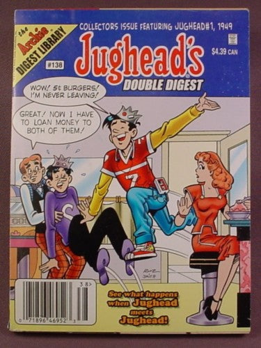 Jughead's Double Digest Comic #138, May 2008, Good Condition