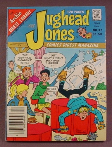 The Jughead Jones Comics Digest Magazine #37, Feb 1986, Very Good