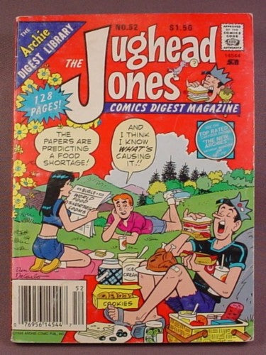 The Jughead Jones Comics Digest Magazine #52, Aug 1988, Good