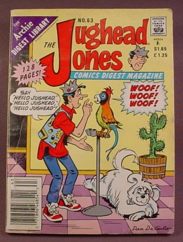 The Jughead Jones Comics Digest Magazine #63, June 1990, Good Cond