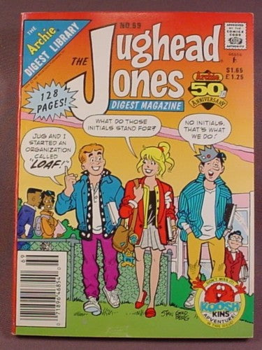 The Jughead Jones Digest Magazine Comic #69, June 1991, Very Good
