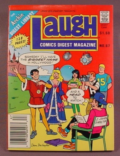 Laugh Comics Digest Magazine #67, Nov 1988, Very Good Condition