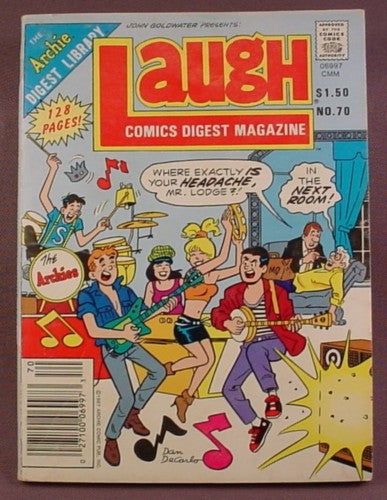 Laugh Comics Digest Magazine #70, May 1987, Good Condition