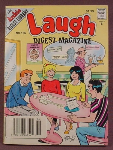 Laugh Digest Magazine Comic #136 July, 1997, Good Condition