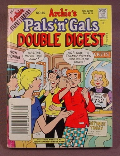 Archie's Pals N Gals Double Digest Magazine Comic #35, Sept 1998