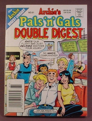 Archie's Pals N Gals Double Digest Magazine Comic #61, Nov 2001
