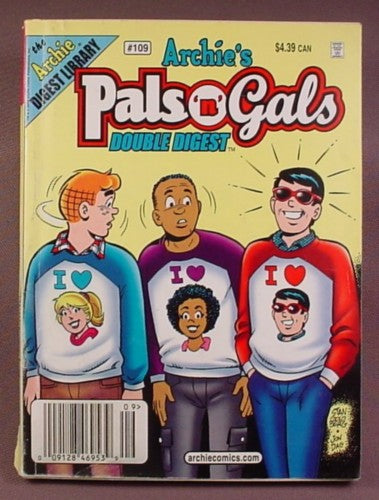 Archie's Pals N Gals Double Digest Magazine Comic #109, Mar 2007