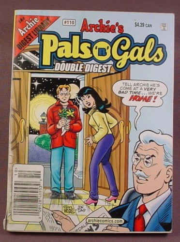 Archie's Pals N Gals Double Digest Magazine Comic #110, Apr 2007