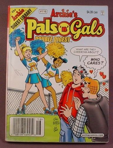 Archie's Pals N Gals Double Digest Magazine Comic #116, Dec 2007
