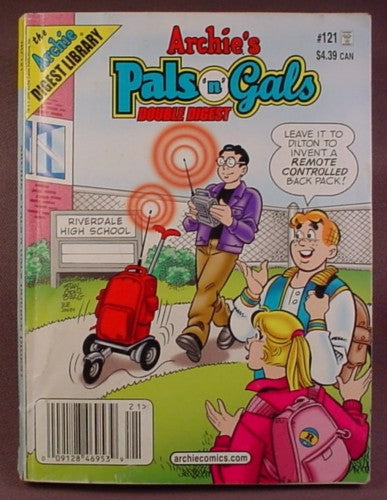 Archie's Pals N Gals Double Digest Magazine Comic #121, July 2008