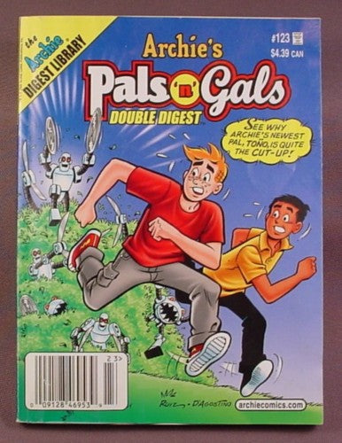Archie's Pals N Gals Double Digest Magazine Comic #123, Sept 2008