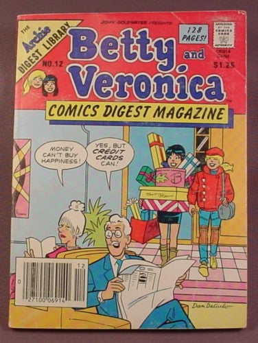 Betty And Veronica Comics Digest Magazine #12, Apr 1985, Good Cond