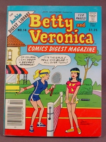 Betty And Veronica Comics Digest Magazine #14, Aug 1985, Very Good