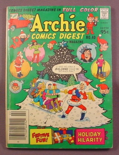 Archie Comics Digest #40, Feb 1980, Good Condition, Name Written