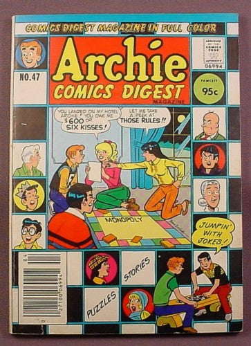 Archie Comics Digest #47, Apr 1981, Very Good Condition