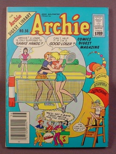 Archie Comics Digest Magazine #56, Oct 1982, Very Good Condition
