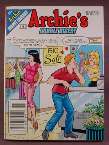 Archie's Double Digest Comic #181, Sept 2007