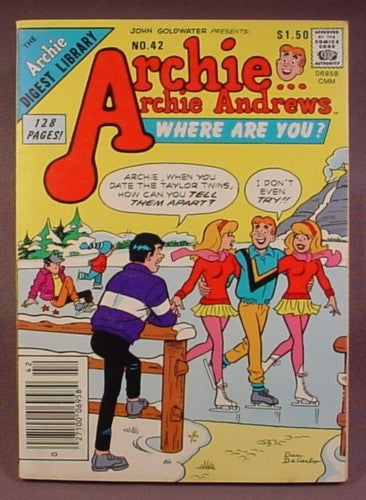 Archie Andrews Where Are You Comics Digest #42, Feb 1986