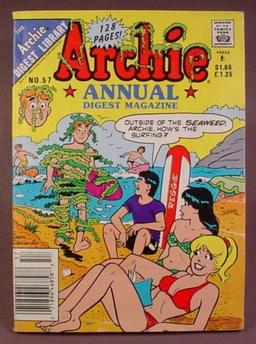 Archie Annual Digest Magazine Comic #57, 1990