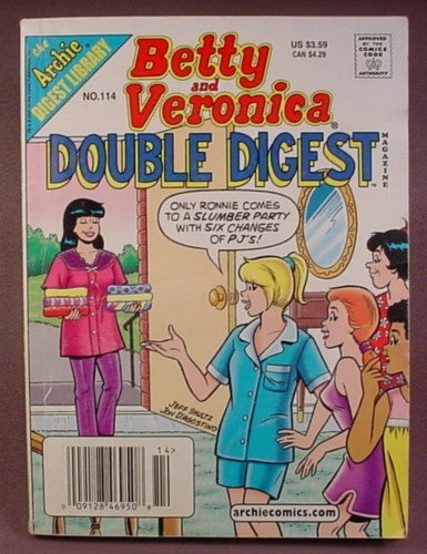 Betty And Veronica Double Digest Magazine Comic #114, June 2003