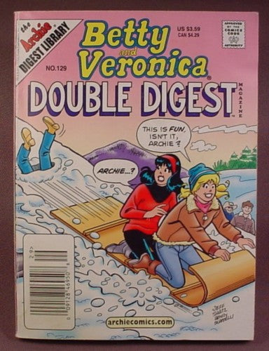 Betty And Veronica Double Digest Magazine Comic #129, Feb 2005