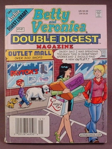 Betty And Veronica Double Digest Magazine Comic #141, May 2006