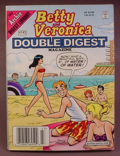 Betty And Veronica Double Digest Magazine Comic #143, Aug 2006