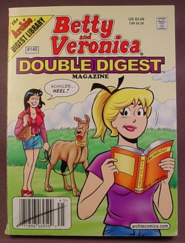 Betty And Veronica Double Digest Magazine Comic #145, Oct 2006