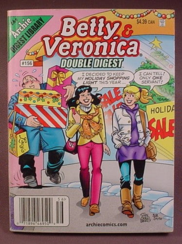 Betty And Veronica Double Digest Comic #156, Jan 2008