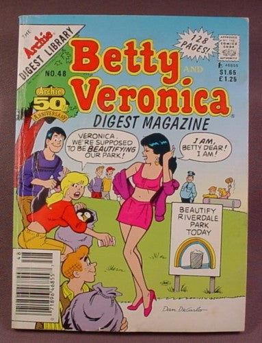 Betty And Veronica Digest Magazine Comic #48, May 1991