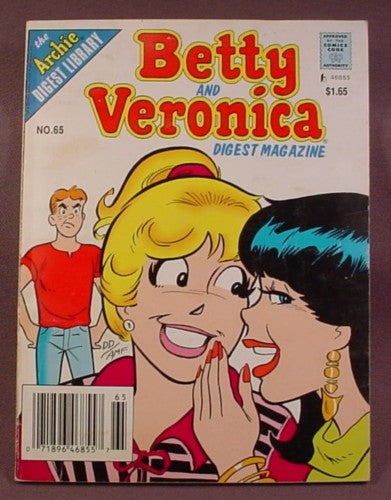 Betty And Veronica Digest Magazine Comic #65, Dec 1993