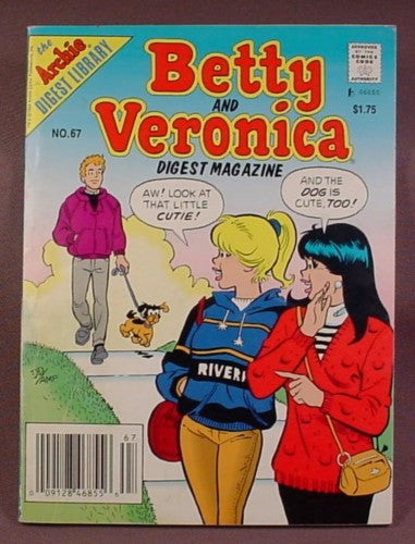 Betty And Veronica Digest Magazine Comic #67, Apr 1994