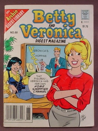 Betty And Veronica Digest Magazine Comic #68, June 1994