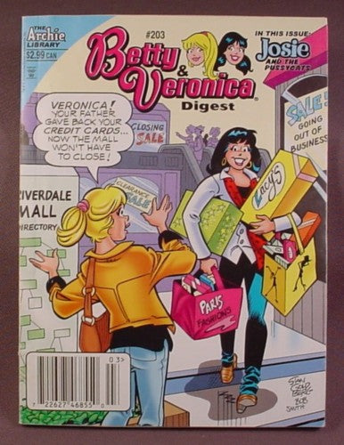 Betty And Veronica Digest Comic #203, June 2010