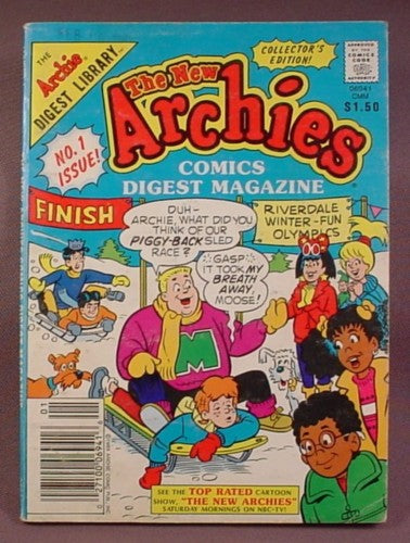 The New Archies Comics Digest Magazine #1, May 1988
