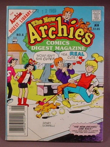 The New Archies Comics Digest Magazine #6, July 1989