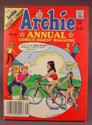 Archie Annual Comics Digest Magazine #45, 1984