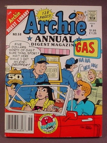 Archie Annual Comics Digest Magazine #58, 1991