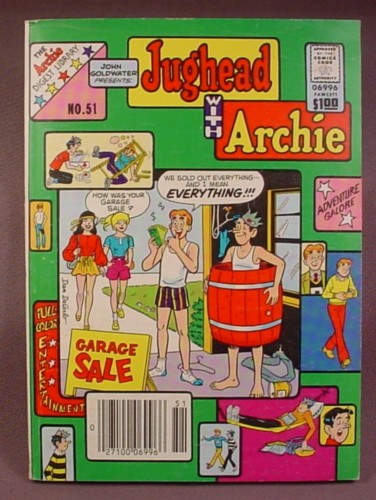 Jughead With Archie Digest Comic #51, July 1982