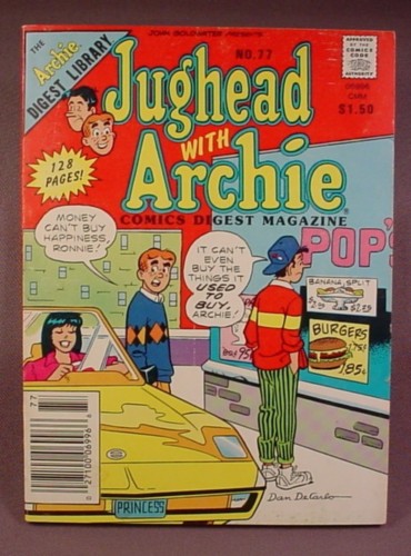 Jughead With Archie Comics Digest Magazine #77, Nov 1986