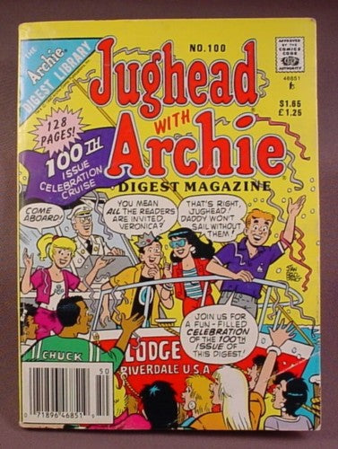 Jughead With Archie Digest Magazine Comic #100, Sept 1990