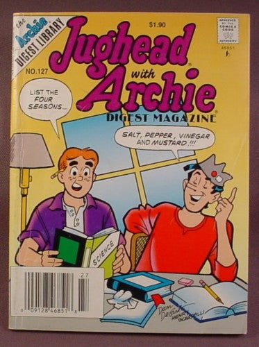 Jughead With Archie Digest Magazine Comic #127, July 1996