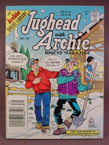 Jughead With Archie Digest Magazine Comic #139, Mar 1998