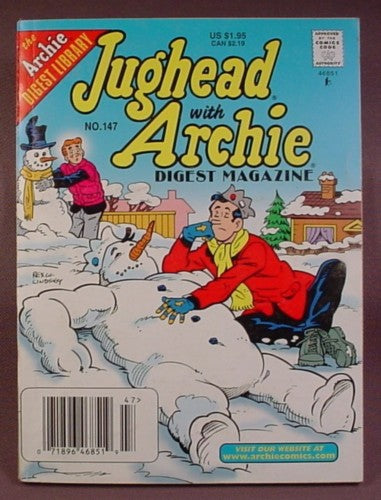 Jughead With Archie Digest Magazine Comic #147, Mar 1999