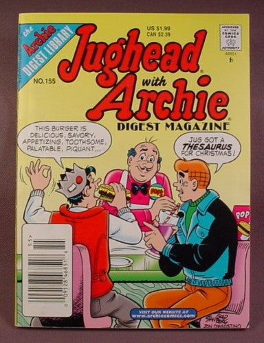 Jughead With Archie Digest Magazine Comic #155, Mar 2000